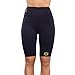 Zaggora High Rise Hot Pants Shorts - Black - High Waist Slimming Neoprene Shorts
