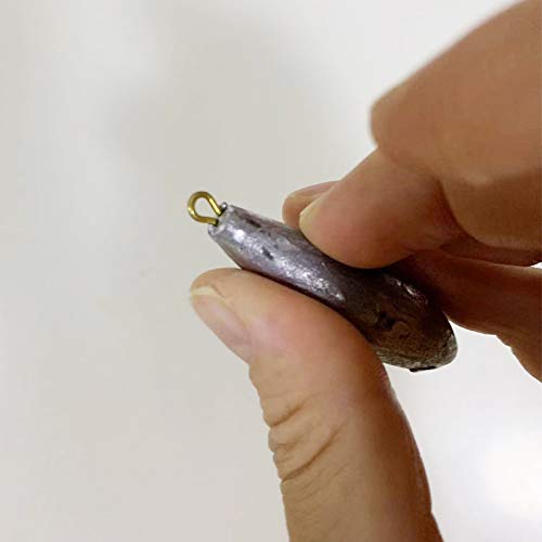 redgirlxx Angelblei-Gewichte in Regentropfen-Form, formschön, Angelgewicht, Größe: 0,35 oz/0,71 oz/1,06 oz/1,41 oz/1,77… – Bild 5