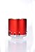hsini Portable Mini Music SD USB Speaker for PC Mobile Phone MP3 Player - Retail Packaging - Red