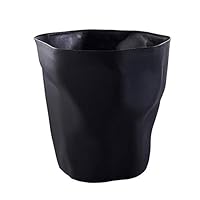 Earchy Uncovered Plastic Waste Paper Fold Trash Can Small Trash Can Wastebaskets Bedroom Living Room Office Trash Can