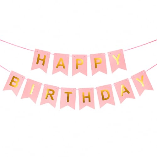 Happy Birthday Banner Sign