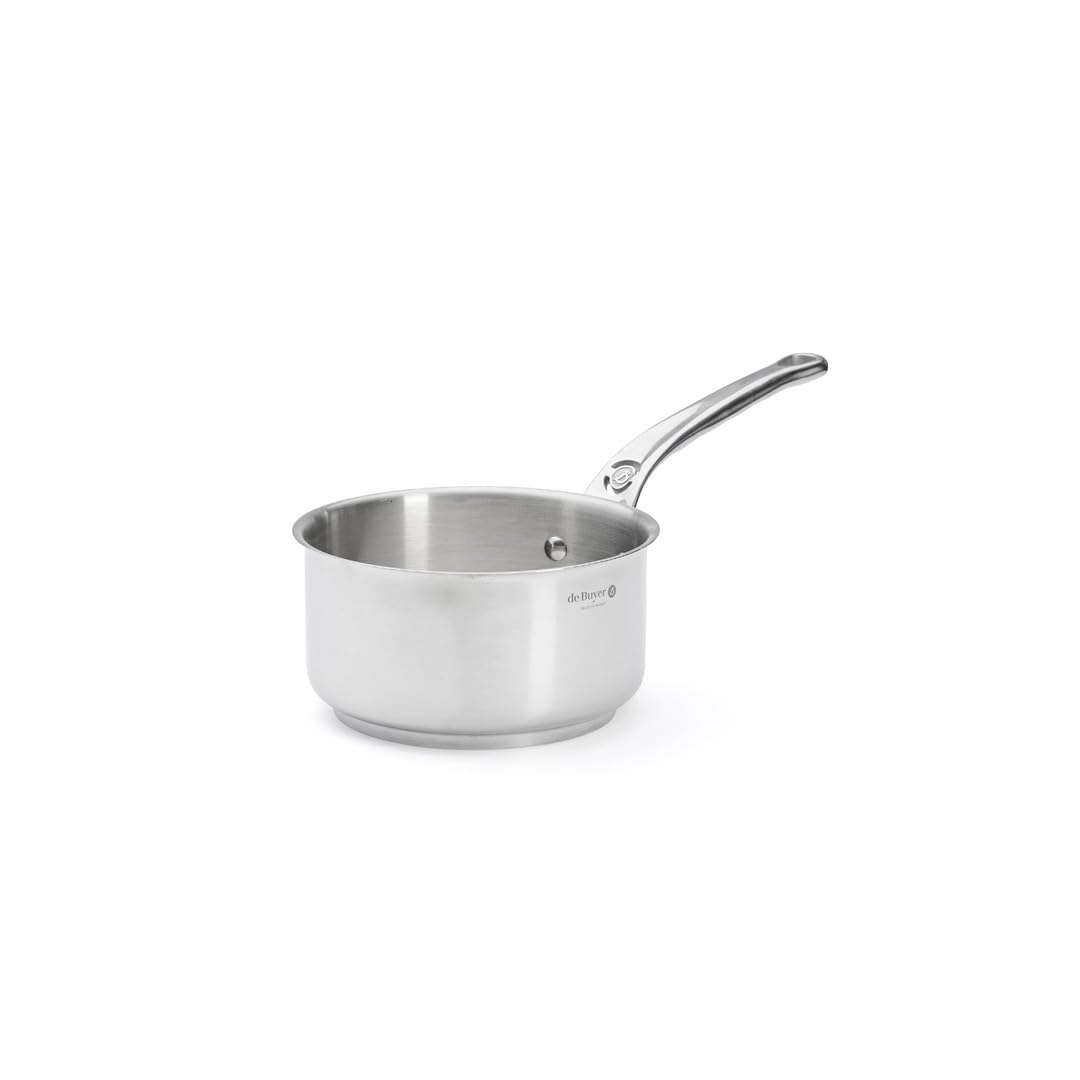 De Buyer Milady Saucepan with Cast Stainless Steel Handle 16 cm, Silver
