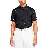 Nike Dri-FIT Player Men's Printed Golf Polo Shirt (as1, Alpha, m, Regular, Regular, Black/Brushed Silver)
