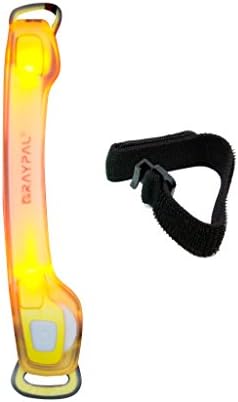 Raypal Light 2-LED Reflector Arm Band and Strap (Yellow)