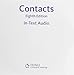 In-text Audio CD-ROM for Valette’s Contacts: Langue et culture françaises, 8th