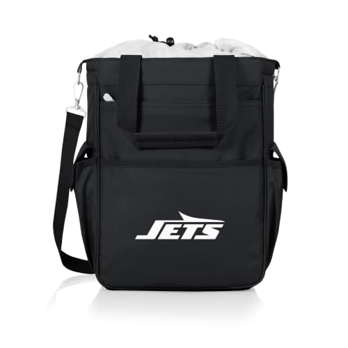 PICNIC TIME NFL New York Jets Activo Digital Print Cooler, One Size, Black