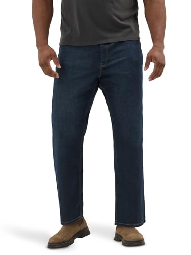 Lee Men’s Tall Legendary Relaxed Straight Jean, Bowery, 50W x 28L Big