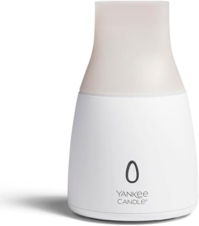 Yankee Candle Ultrasonic Aroma Diffuser Kit Black Cherry LED Auto Off UK Plug