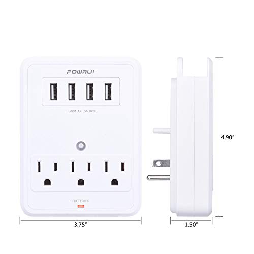 6 Charger+Protector+POWRUI+Adapter+Charging