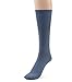Silky Toes Women's Diabetic 3Pk Premium Soft Non-Binding Cotton Dress Socks (9-11, Navy/Dusk Blue/Burgundy -3 Pairs)