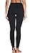 Oalka Women Yoga Pants Workout Running Leggings Black S