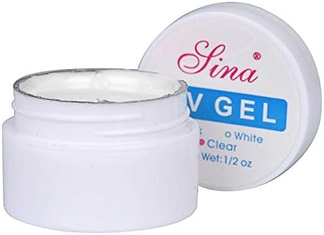 Ecurson Gel Protective Harmless Resin Extension Repair Gel Cracked Nail Repair,Ridge Filler, Clear UV Builder Gel Acrylic Nail Art Tips Manicure