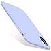 TORRAS [Love Series iPhone X Case 2017 (ONLY), Liquid Silicone Gel Rubber Shockproof Case Soft Microfiber Cloth Lining Cushion Compatible with iPhone X (2017), Light Blue