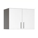 Prepac WEW-3224 - Elite Garage / Laundry Room Topper & Wall Cabinet with 2 Doors..