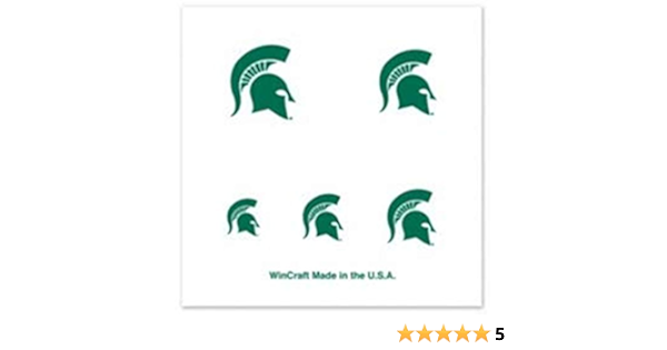 Wincraft Ncaa Michigan State Spartans 4 Pack Temporary Nail Tattoos Beauty Personal Care Amazon Com