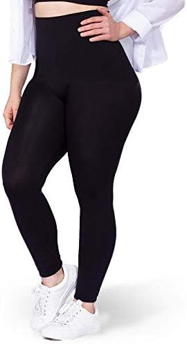 Shapermint High Waisted Leggings For Women Tummy Control And Full Body Shaping Xxlarge Black Amazon Sg Fashion