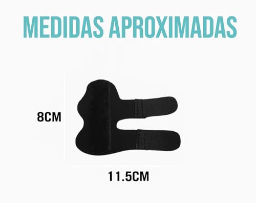 Tala Ortopédica Confortável para Dedo -Ajustável, Lavável e Reutilizável | Suporte para Dedo em Gatilho, Tendinite e Contusões