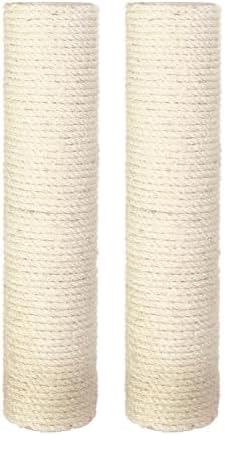 Trixie Spare Posts for Scratching Posts, Beige, 9/40 cm (Pack of 2) — image 1