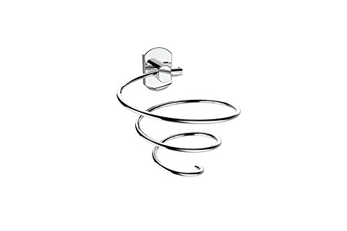 LS Brass and Stainless Steel Hair Dryer Holder,Wall Mounted,Chrome
