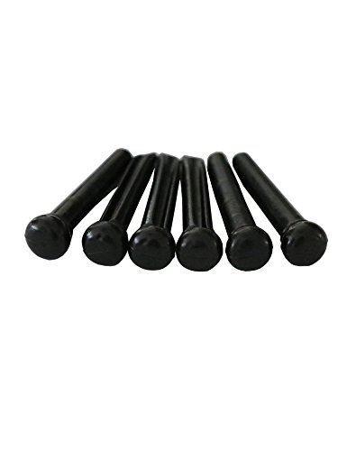 image for Metallor Bridge Pins for Acoustic Guitar Plastic String and Peg Replac
