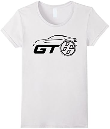 Women's Classical GT86 FRS FR-S 86 Graphic TShirt T Shirt Small White