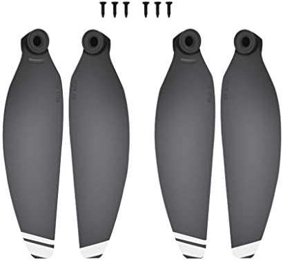 Lukame Drone Accessories 4Pcs Black Drone Shovel Dell 'Propeller for DJI Mavic Mini, Plastic(A)