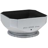 Fotodiox Silver 37mm Square Lens Hood for Video Cameras