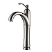 Kraus FVS-1005SN Riviera Tall Vessel Bathroom Faucet, 13