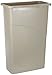 Rubbermaid Commercial Slim Jim Waste Container, Rectangular, Plastic, 23 Gallons, Beige (354000BG)