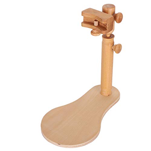 Cikonielf Cross Stitch Frame Stand Adjustable Rotating Wooden Embroidery Hoop Ring Stand Needlework Stand Christmas Thanksgiving Gift