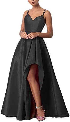 A Line V Neck Evening Dress Side Slit Ocean of Elegance Maxi Dress Prom Gown