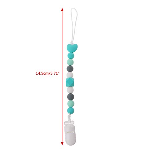 image for Dabixx Silicone Pacifier Chain Food Grade Silicone Teether Pacifier Ch