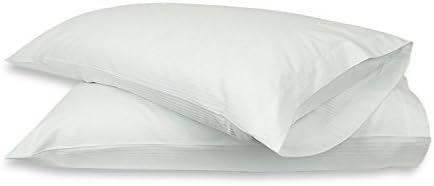 Mazaim, Set Of 2 Quality Cotton Comfort White Envelope Queen Size Pillow Cases