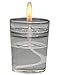 Firefly Fuels Glass Oil Warmer for Essential Oils - Zen Petite, Refillable Reusable Liquid Candle with Glass Deck. Aromatherapy, Indoor and Outdoor Lighting. Use with Liquid Paraffin or Lamp Oil