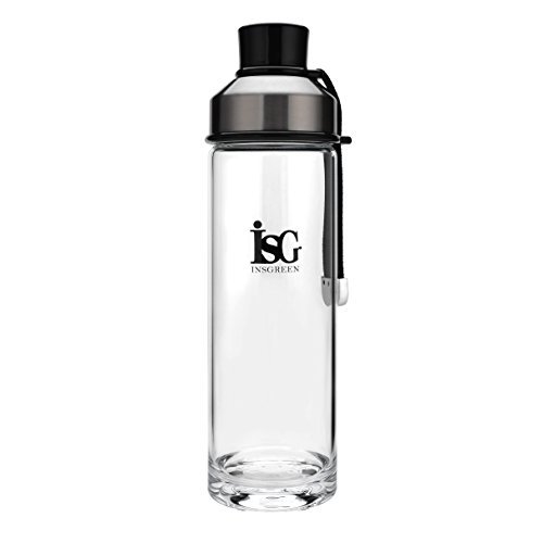InsGreen Environmental Glass Water bottle BPAFree Glass Bottle