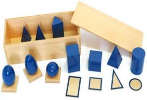 Montessori Caja con Figuras Geometricas Matematicas: Amazon.es: Juguetes y juegos