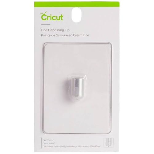 Cricut 2007308 Debossing Tip, Fine, Metal, One Size