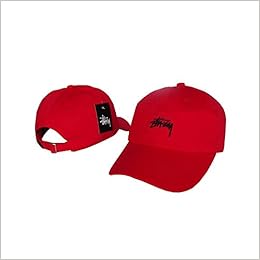 red stussy hat