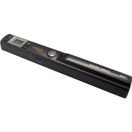 Vupoint Solutions PDSWF-ST44-VP Magic Wand Portable Scanner with Wi-Fi® Black