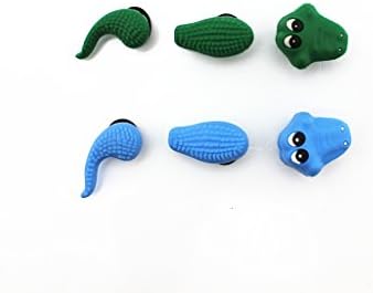 2pc 3D Shoe charms crocodile For croc shoes & Bracelet Wristband Toys Party Gifts