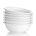 Sweese 1306 Porcelain Bowls - 20 Ounce for Cereal, Soup and Fruit - Set of 6, White