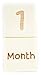Baby Milestone Age Blocks | Natural Solid Wood | Days, Weeks, Months, Years | Newborn Gender Neutral (Boy or Girl) | Picture Photo Prop | Baby Shower Gender Reveal by Life Essentials
