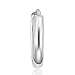 14k REAL White Gold 2mm Thickness Huggie Earrings (10 x 10 mm)