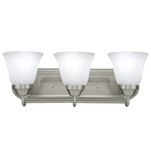 Three Globe Bathroom Vanity Light Bar Bath Fixture