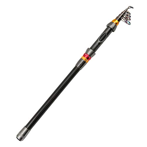 Tamkyo Carbon Teleskop See Angel Rute Tragbare Hand Angel GerrT Spinn Rute Tasche See Rute 3,6M