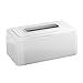 iDesign Olivia Metal Facial Tissue Box Cover, Boutique Container for Bathroom Vanity Countertops, 10.2