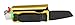 Lighter Holder with Spring Assist Tanto Knife Lighter Case (Lighter Not Included) Choose A Color!!! (Gold)thumb 1