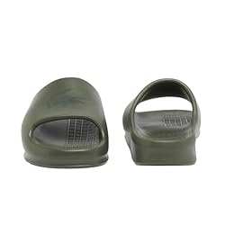 Lacoste Women's Serve Slide, Olive Green Croc, 9