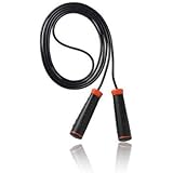 Harbinger Speed Jump Rope With Anti-Microbial Handles - One - Black