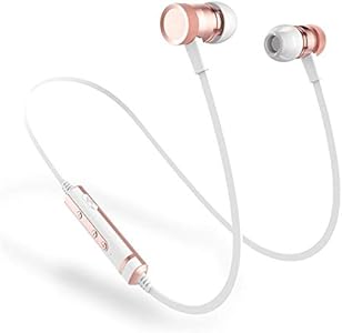 ブランド Ancreu Bluetoothイヤホン Ancreu ワイヤレスイヤホン 防水 スポーツイヤホン マイク付き カナル型 可愛いデザイン 高音質 超軽量 Android Iphone各種対応 日本語説明書 一年保証付き コスパ良し Iphoneの方は音量注意